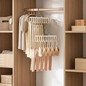Móc treo tủ quần áo đa năng 1 mảnh cho áo ngực Áo và khăn quàng cổ Bộ sắp xếp hiệu quả không gian cho tủ quần áo nhỏ VN