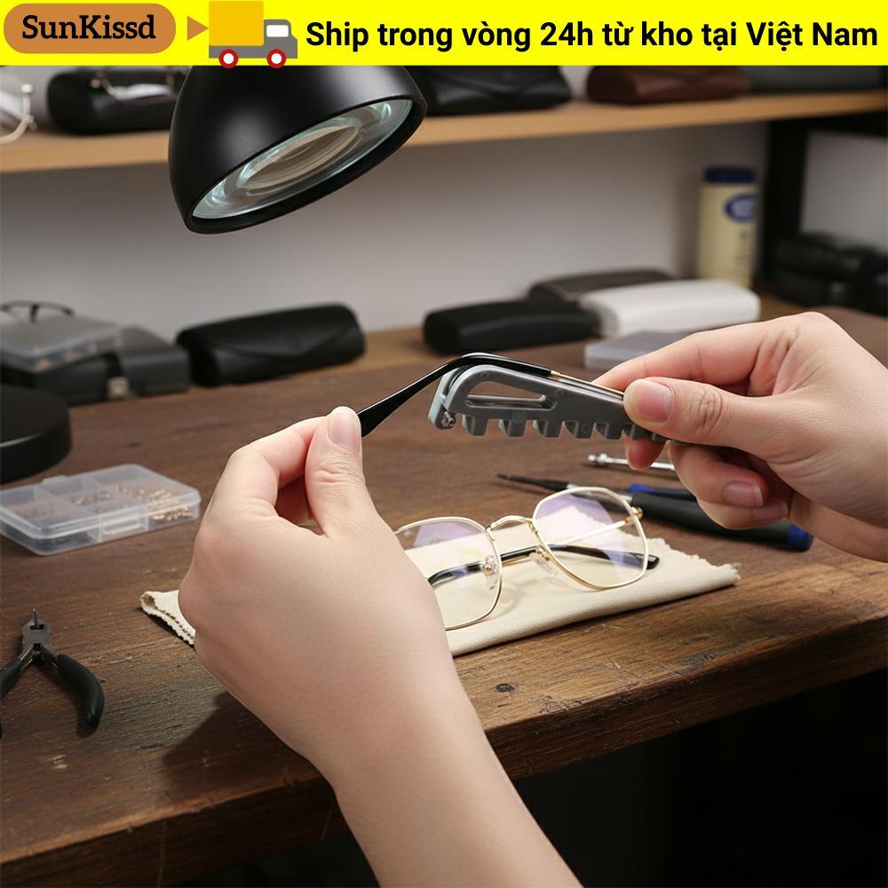 SUNKISSD Kính Dụng Cụ Sửa Chữa, Cầm Tay Đa Năng Phù Hợp Với Kính Mắt Đền Uốn Cong, Bộ Dụng Cụ Cầm Tay Đa Năng Bộ Dụng Cụ Sửa Chữa Chuyên Nghiệp Khung Phụ Kiện Sửa Chữa