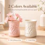 Ống đựng bút hoa nổi bóng đẹp hộp cắm cọ trang điểm bình hoa nhỏ decor bàn học phòng ngủ văn phòng quà tặng xinh góc bàn