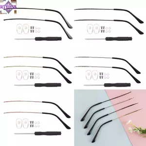 RTJIFSS 1 Cặp Kính Mắt Kim Loại Chân Thay Thế Phụ Kiện Kính Mắt Chống Trơn Trượt