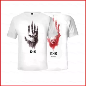 Godzilla vs Kong 2 Đế Chế Mới Cosplay Vải 3D Mùa Hè Áo Thun Anime Tay Ngắn
