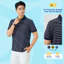 Áo Polo Nam Yody Regular Họa Tiết Kẻ Ngang MCPO25A375