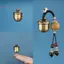 1 Chai thuốc nhỏ bằng đồng thau Acorn ngoài trời Chống ẩm di động Kho chống nước Hộp đựng thuốc sơ cứu Bình kín
