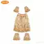 XOITU Váy Cỏ Hawaii Phù Hợp Với 5 Chiếc Trọn Bộ Bàn Tay Co Giãn Chân Có Trang Phục Khiêu Vũ Thoáng Khí Cho Đội Công Ty Xây Dựng Sự Kiện Ngoài Trời VN