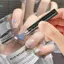 BeautifulHomeA 5 Cánh Hoa Bút Chấm Móng Tay, Dụng Cụ Thiết Kế Hoa Một Thì, Dụng Cụ Chấm Tay Cầm Acrylic Cho DIY Nail Art, Vẽ Móng Tay Dễ Dàng VN