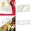 Acrylic Quilting Thước Cắt Vải Bản Mẫu Đo Quilter Đồ Dùng Thủ Công Mẫu May Thước Cho Người Hâm Mộ