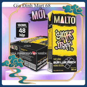 Sữa Malto Lúa Mạch Socola Bạc Hà 170ml Thùng 48 Hộp - Chính Hãng.