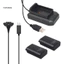 < CarFashion > Bộ sạc pin thay thế bộ điều khiển game thủ có thể sạc lại cho Xbox 360