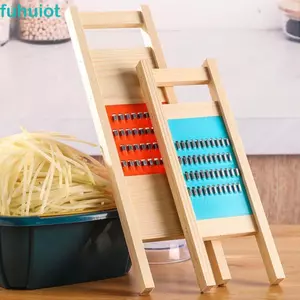 FUHUIOT Dụng Cụ Xay Thực Phẩm Cà Rốt Gỗ Dụng Cụ Nhà Bếp Tiện Ích Khoai Tây Dụng Cụ Gọt Vỏ Trái Cây