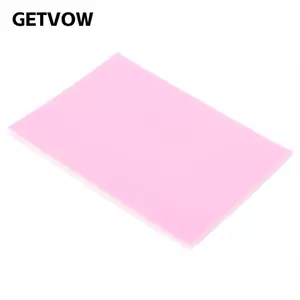 Khối khắc tem GETVOW, Khối khắc cao su trắng xanh hồng, In Linoleum Tấm dính cao su mềm Tem cao su khắc khối thủ công