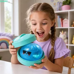 QEARY Bánh Bao Squishes, Squishy Mềm Chậm Đàn Hồi Lấp Lánh Cá Mập Bánh Bao Đồ Chơi Squishy, Đồ Chơi Squishy Pinch Le Với Máy Hấp Fidget Bóp Bun Quả Bóng Cảm Giác Đồ Chơi Fidget
