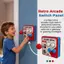 Retro Arcade Switch Bảng Điều Khiển ốp Tường Tấm Bao 3D In Cần Điều Khiển Trang Trí Nhà Phòng Rocker Tấm Tường Trang Trí shopidaevn