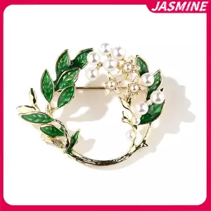 JASMINE Thời Trang Cao Cấp Nhỏ Giọt Men Lily Of The Valley Giả Ngọc Trai Thổ Cẩm Gardenia Thổ Cẩm Sáng Tạo Đơn Giản Phụ Kiện Nữ JASMINE