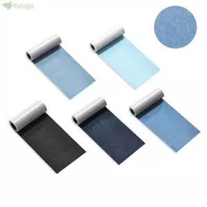 YOLOGO Jean Miếng Dán Sắt, Miếng Dán Quần Áo DIY Quần Áo Hình Chữ Nhật Sắt Trên Miếng Dán, Sửa Chữa Quần Áo Keo Nóng Chảy Lỗ Sửa Chữa Trang Trí Trang Phục May Khuỷu Tay Huy Hiệu Vải