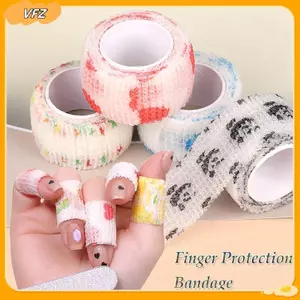 VFZ 2M / 4M Móng Tay Bảo Vệ Ngón Tay Băng Dễ Thương Flex Chống Tia UV Không Dệt Dụng Cụ Làm Móng Tay Bọc Thoáng Khí Băng Tự Dính Cung Cấp Thể Thao Louislifecool