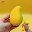 HFTOY Đồ chơi giảm căng thẳng Quả bóng xoài thực tế Siêu chậm Đàn áp Fidget Bơ Đồ chơi giảm lo âu cho văn phòng ~