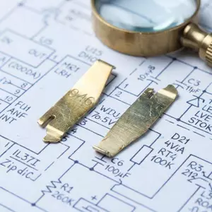 Kẹp giữ pin đồng hồ GE cho ETA 976001 Bộ chuyển động thạch anh 2 bộ phận hoàn hảo cho xưởng sửa chữa đồng hồ Sử dụng VN