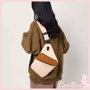 Túi đeo chéo du lịch COO Unisex có khóa kéo và không gian lưu trữ lúm đồng tiền Túi đeo vai Gói ngực thông thường