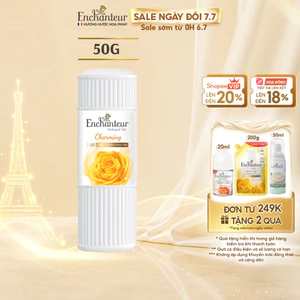 Phấn thơm hương nước hoa cao cấp Enchanteur Charming 50g