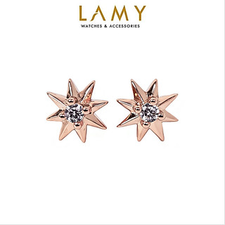 Khuyên tai nữ LAMY Star Sparkling Earrings Rose Gold 3287