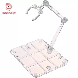 PWSSEND Mô hình Gundam, Giá đỡ lắp ráp hành động Hình trưng bày, Giá đỡ mô hình PVC di chuyển hoàn hảo trong suốt Phụ kiện búp bê