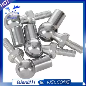 6mm Nam Nữ Chủ Đề Hình Chữ L Bóng Khớp Thanh Cuối Vòng Bi 4 chiếc