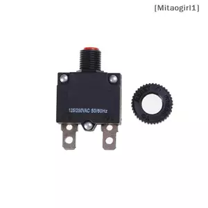 Bộ ngắt mạch 125 / 250VAC 15A có nút đặt lại và bảo vệ quá tải [Vn]