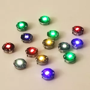 Đường kính 1,1cm Đèn điều khiển từ tính LED phát sáng từ tính Wick DIY Handmade Light Phụ kiện đồ chơi phát sáng Ba tốc độ có thể điều chỉnh