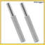 2 Chiếc Sửa Chữa Thùng Rác Phụ Kiện Giảm Chấn Yên Tĩnh Nhà Lon 7.60X1.1X1.1CM Bạc khxinggao