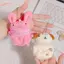 HFSHY Mini Hồng Lông Tơ Thỏ Tiền Xu Móc Khóa Túi Quyến Rũ Hoạt Hình Dễ Thương Hộp Đựng Tai Nghe Túi Bảo Quản Quà Tặng Lễ Hội Sáng Tạo Tiếp Liệu VN
