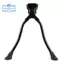 Hợp kim hai chân gắn trung tâm xe đạp xe đạp Kick Stand Đen chu kỳ 26 inch