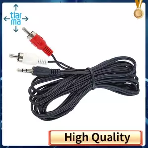 Cáp âm thanh 3,5 mm sang 1,5m 3,5 mm sang cáp âm thanh kép Cáp máy tính Cáp tai nghe Hoàn hảo cho thiết bị âm nhạc