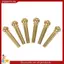 Bộ thay thế chốt đàn Guitar Acoustic End Nut Bridge Saddle Abalone Pins (Chân đồng thau & Đai ốc yên xương)