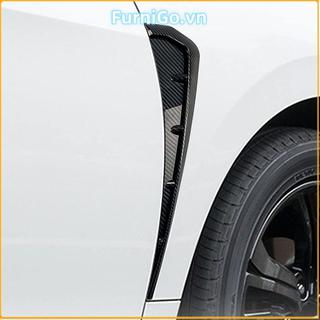 FENDER FURNIGO 2 Chiếc Chắn Bùn Ô Tô Bên Lỗ Thông Hơi Tự Động Bên Ngoài Phụ Kiện Trang Trí Luồng Khí Đen Cánh Gió