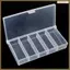 Hộp đựng đồ bằng nhựa 2X 5 lưới Hộp đựng dụng cụ câu cá trong suốt Hộp đựng đồ trang sức