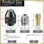 Bộ 32 mũi khoan Chuck Collet, Bộ mũi khoan 1 / 32 đến 1 / 8 inch với 22 chiếc Collet bằng đồng thau, 6 chiếc Chuck, 4 chiếc Cờ lê