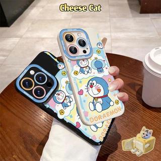 Ốp điện thoại mèo yêu tinh màu xanh dễ thương cho iPhone 17 Pro 16 15 17 14 Plus 13 12 11 Pro Max Xs Max XR 7 8 Plus