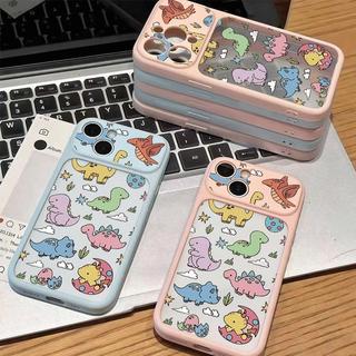 Ốp lưng khủng long nhiều màu phù hợp iPhone17promax/16/15plus/14/13/12