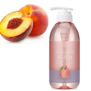 Sữa Tắm Around Me Hương Nước Hoa Dưỡng Ẩm Cơ Thể Hương Đào Vita Body Shower Wash Peach 500ml