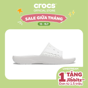Dép quai ngang Unisex Crocs Baya II - White - 208215-100