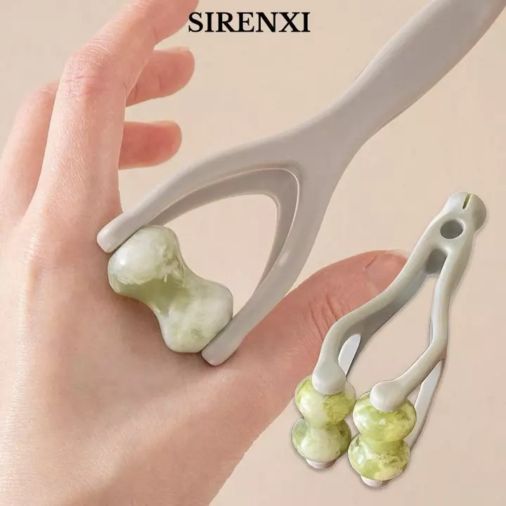 SIRENXI Đá Massage Ngón Tay, Thúc Đẩy Thiết Kế Con Lăn Lưu Thông Máu Massage Ngón Tay Con Lăn, Nóng Dễ Sử Dụng Giảm Mệt Mỏi Dụng Cụ Massage Toàn Thân Để Chăm Sóc Ngón Tay
