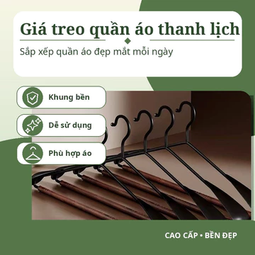 Móc treo quần áo, móc treo quần áo chống trượt, móc treo quần áo để sắp xếp trong tủ quần áo, giá treo quần áo
