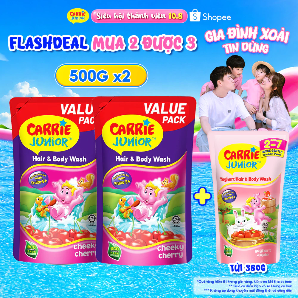 Carrie Junior túi 500g x2