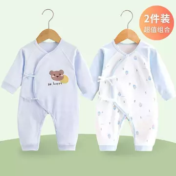 [Seckill trong thời gian có hạn] [Mặc dễ thương] [Phù hợp cho trẻ em] Quần áo sơ sinh Xuân Thu Bộ áo liền quần cho bé sơ sinh Quần áo tu sĩ không xương Quần áo liền quần Quần áo trẻ em