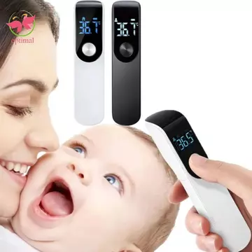 Nhiệt kế trán OPTIMAL LIMIT, Màn hình hiển thị độ C Nhiệt kế hồng ngoại kỹ thuật số, Báo động sốt có độ nhạy cao Đo chính xác Nhiệt kế không tiếp xúc