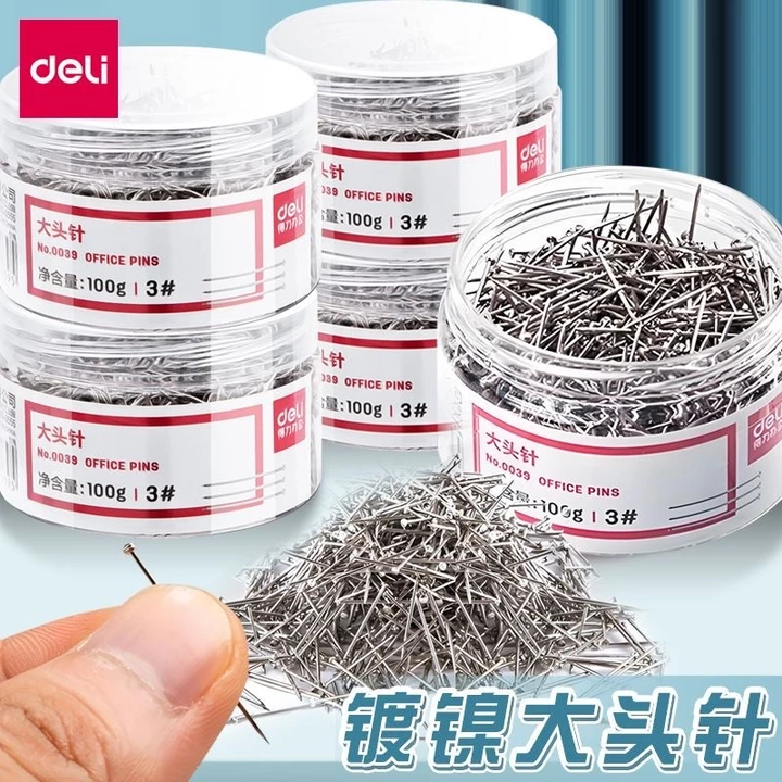 Deli Pin Cố Định Pin Fine Pin Press Nail Định Vị Hướng Dẫn Sử Dụng Pin Tốt Móng Tay Pin Nhỏ Pin Dài Fixer Móng Tay Kế Toán Pin Văn Phòng Dụng Cụ Tiện Dụng Văn Phòng Phẩm Văn Phòng Phẩm Ảnh Văn Phòng M