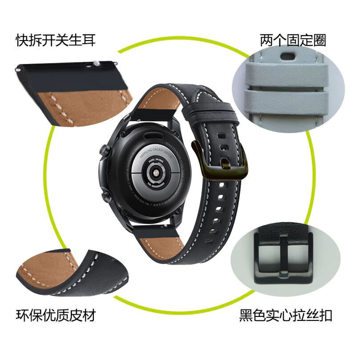 Đồng hồ thông minh GOOJODOQ GPS 5 Đồng hồ thông minh Dây đeo cổ tay bằng da cho đồng hồ thông minh GOOJODEQ GPS 5 Đồng hồ thông minh Vòng đeo tay Dây  – 7