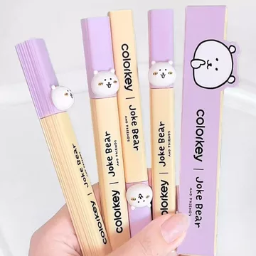 Gấu tự đeo dễ thương ~ Kolaqi Water Mist Lip Gloss Low Saturated Female Air Lip Glaze Solid Lip Gloss Pinch Lip Mud
