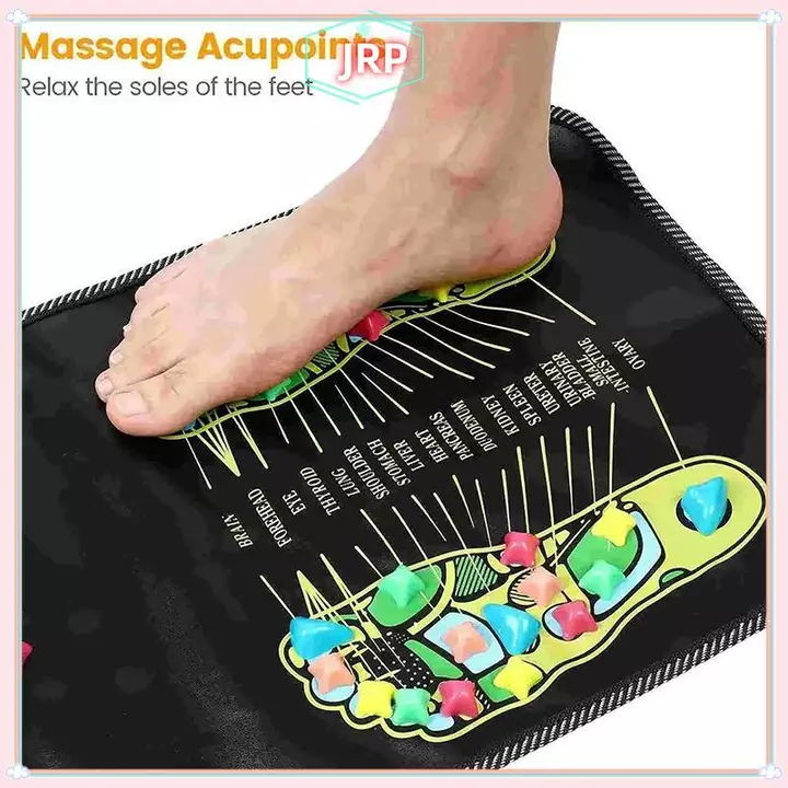 JRP Chân Massage Thảm Phản Quang Đi Bộ Đá Đường Massage Chân Bấm huyệt Thảm Cho Bấm huyệt Rels Cho Ngồi Dài Sinh Viên Cao Tuổi Và Nhân Viên Văn Phòng JRP