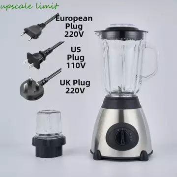 Máy xay sinh tố nước ép giới hạn UPSCALE, Máy ép trái cây máy xay sinh tố 1,5 L dung tích lớn, phích cắm EU / US / UK Nhà ở bằng thép không gỉ đa chức năng Máy xay sinh tố treo tường Ice Crush